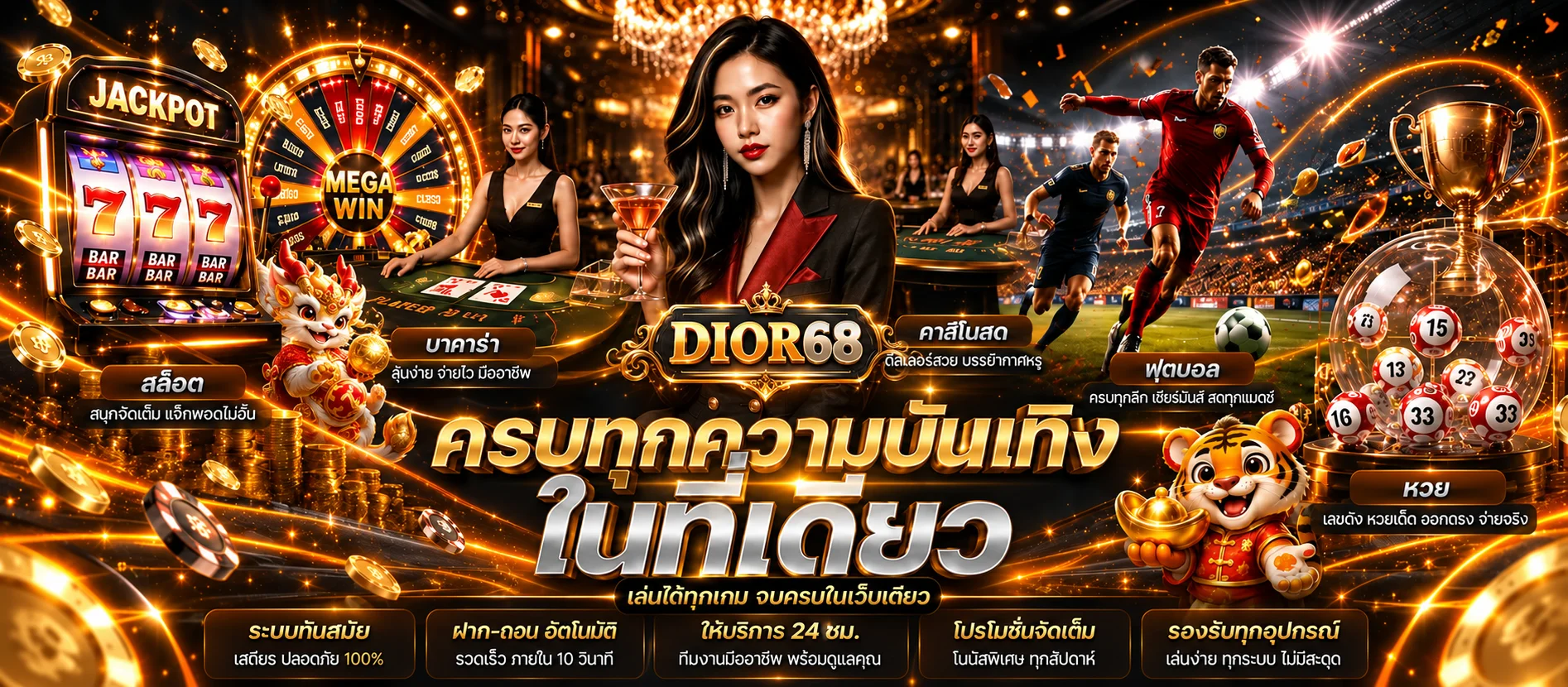 DIOR68 | คาสิโนออนไลน์ สล็อต และเดิมพันกีฬาออนไลน์